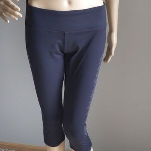 Kyodan Black Crop Running Leggings Size Large